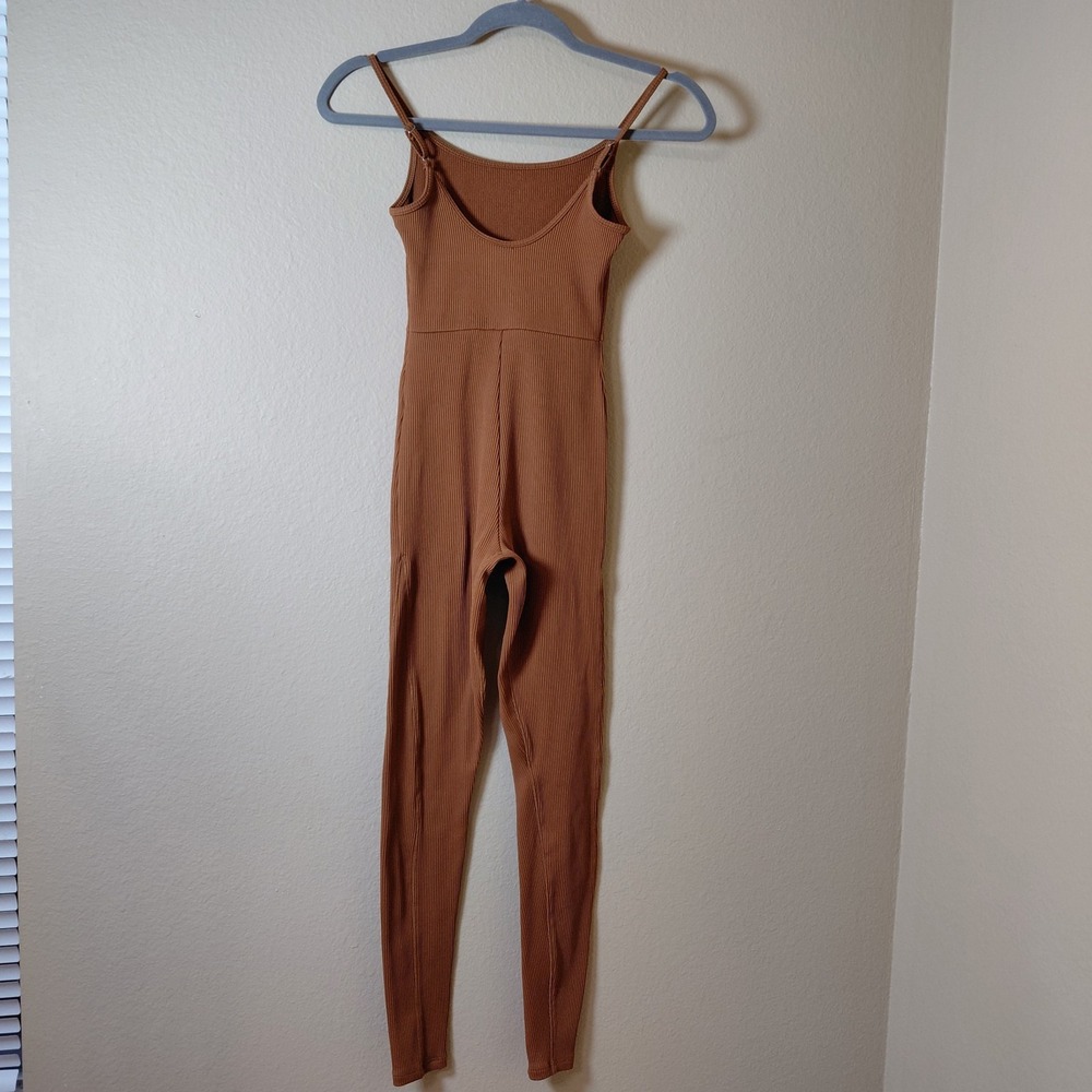 WILD FABLE Women Sleeveless Romper size XS Full Length Stretch‎ Ribbed knit - Picture 3 of 6